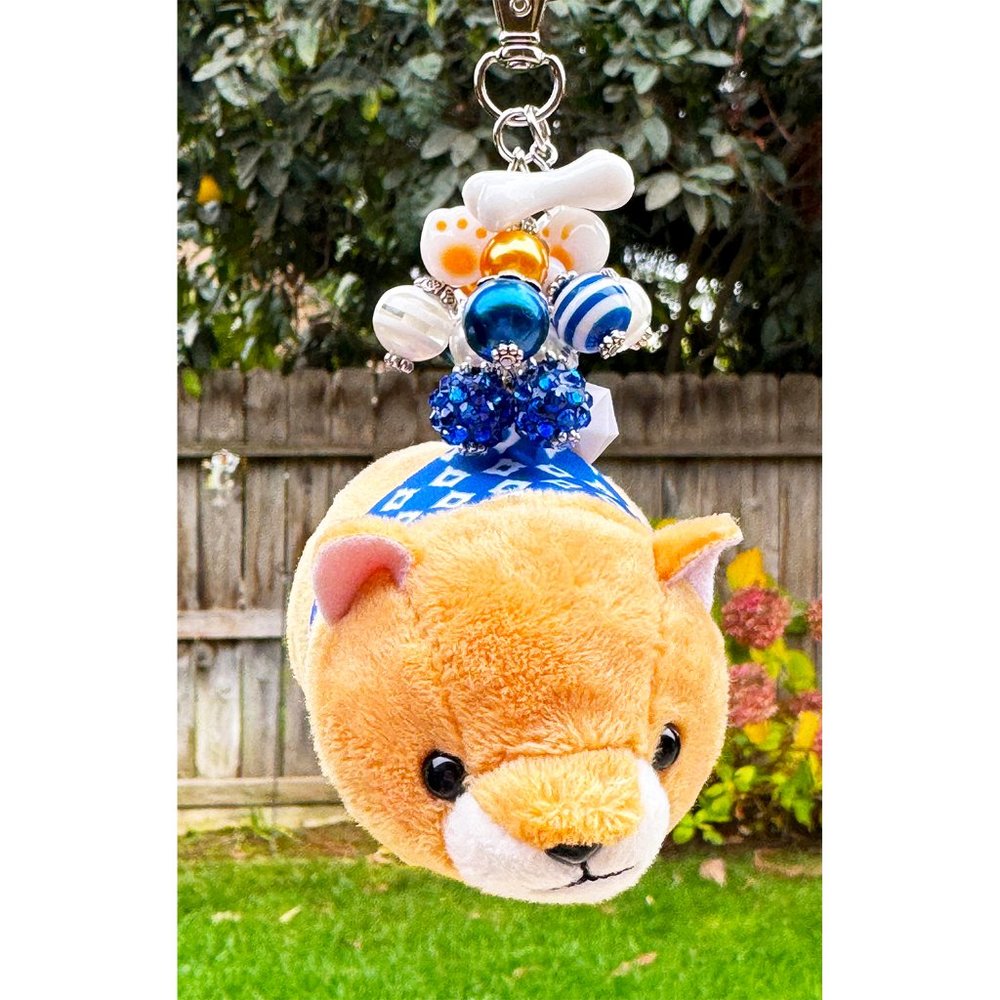 Amuse Shiba Inu Mametaro Puppy Plush Keychain Purse Bag Charm